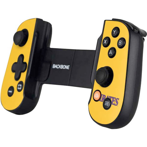 East Carolina University ECU Pirates Logo Yellow Backbone One for iPhone Game Controller Skin