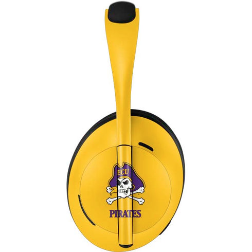 East Carolina University ECU Pirates Logo Yellow Bose Noise Cancelling Headphones 700 Skin