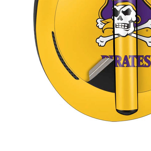 East Carolina University ECU Pirates Logo Yellow Bose Noise Cancelling Headphones 700 Skin