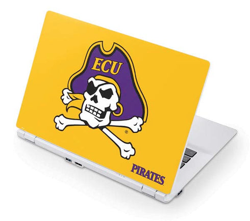 East Carolina University ECU Pirates Logo Yellow Acer Chromebook Skin