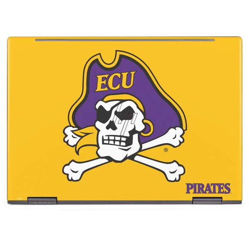 East Carolina University ECU Pirates Logo Yellow HP Envy Skin