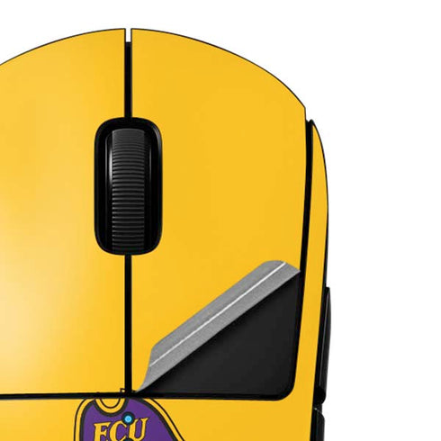 East Carolina University ECU Pirates Logo Yellow G Pro Wireless Gaming Mouse Skin