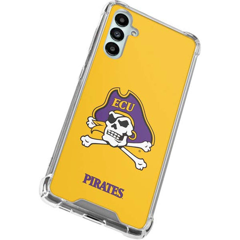 East Carolina University ECU Pirates Logo Yellow Galaxy A15 5G Clear Case