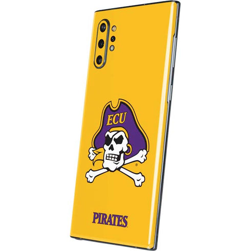 East Carolina University ECU Pirates Logo Yellow Galaxy Note 10 Plus Skin