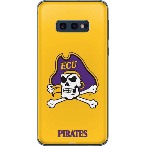 East Carolina University ECU Pirates Logo Yellow Galaxy S10e Skin