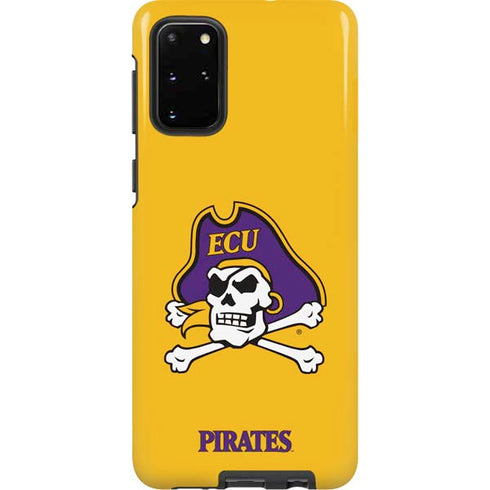 East Carolina University ECU Pirates Logo Yellow Galaxy S20 Plus Pro Case