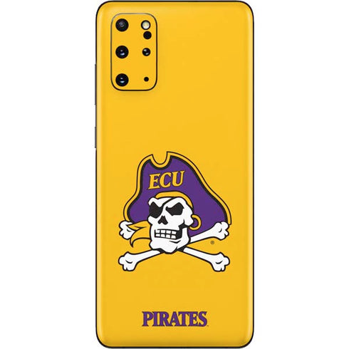 East Carolina University ECU Pirates Logo Yellow Galaxy S20 Plus Skin