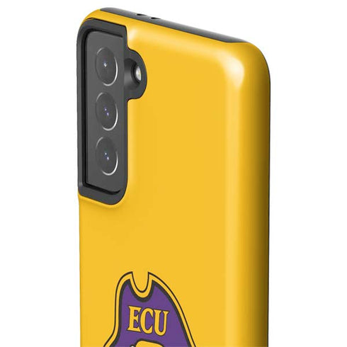 East Carolina University ECU Pirates Logo Yellow Galaxy S21 5G Pro Case
