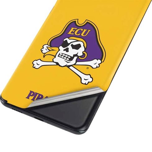 East Carolina University ECU Pirates Logo Yellow Galaxy S21 5G Skin