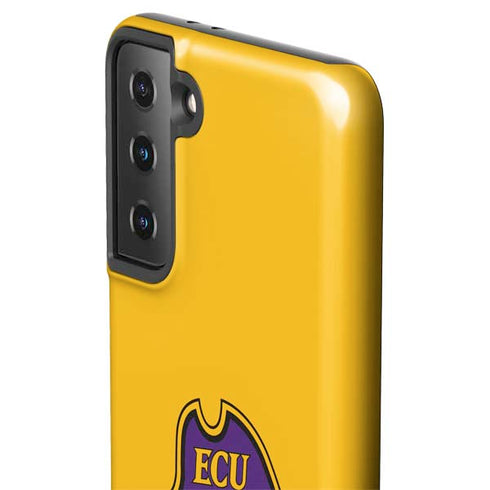 East Carolina University ECU Pirates Logo Yellow Galaxy S21 Plus 5G Pro Case