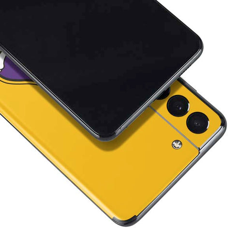 East Carolina University ECU Pirates Logo Yellow Galaxy S21 Plus 5G Skin
