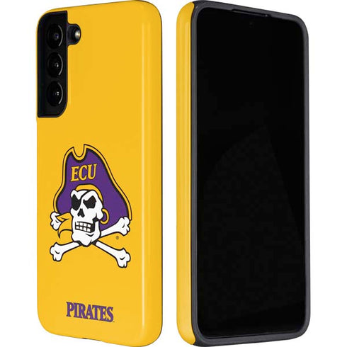 East Carolina University ECU Pirates Logo Yellow Galaxy S22 Plus Pro Case