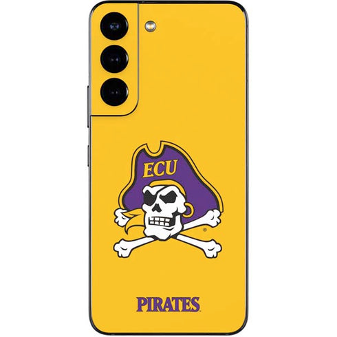 East Carolina University ECU Pirates Logo Yellow Galaxy S22 Skin