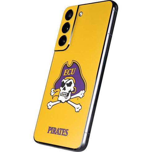 East Carolina University ECU Pirates Logo Yellow Galaxy S22 Skin