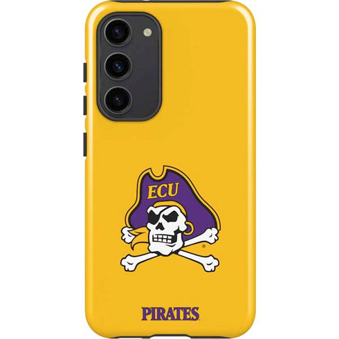 East Carolina University ECU Pirates Logo Yellow Galaxy S23 Plus Pro Case