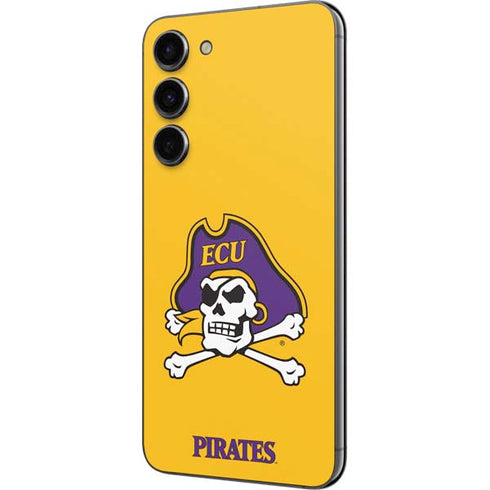East Carolina University ECU Pirates Logo Yellow Galaxy S23 Plus Skin