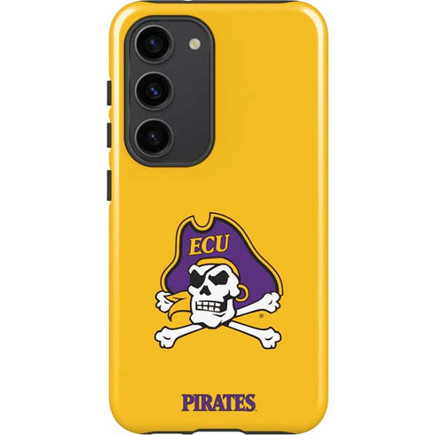 East Carolina University ECU Pirates Logo Yellow Galaxy S23 Pro Case