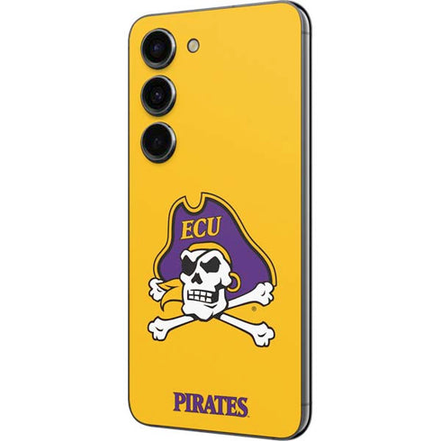 East Carolina University ECU Pirates Logo Yellow Galaxy S23 Skin