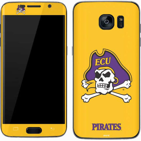 East Carolina University ECU Pirates Logo Yellow Galaxy S7 Skin