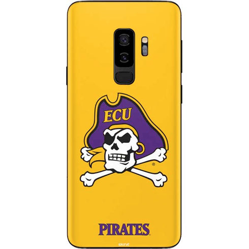 East Carolina University ECU Pirates Logo Yellow Galaxy S9 Plus Skin