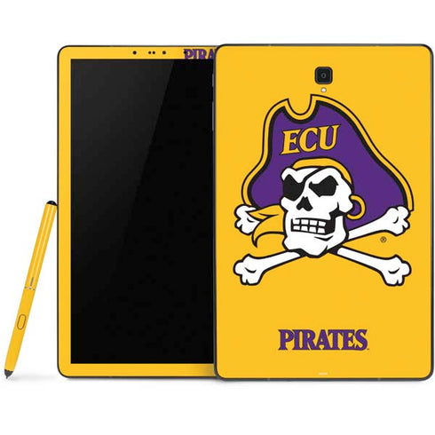 East Carolina University ECU Pirates Logo Yellow Samsung Galaxy Tab Skin
