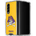 East Carolina University ECU Pirates Logo Yellow Galaxy Z Fold4 5G Clear Case