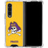 East Carolina University ECU Pirates Logo Yellow Galaxy Z Fold4 5G Clear Case