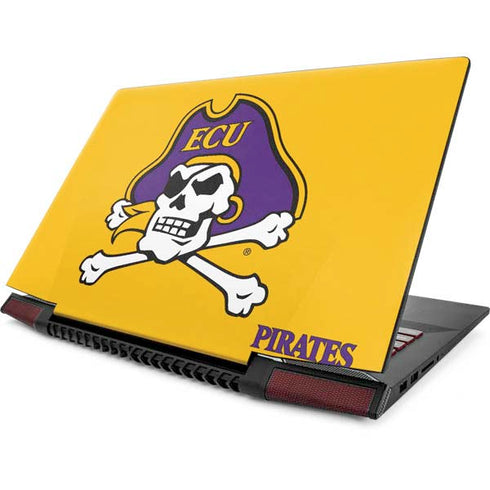 East Carolina University ECU Pirates Logo Yellow Lenovo IdeaPad Skin