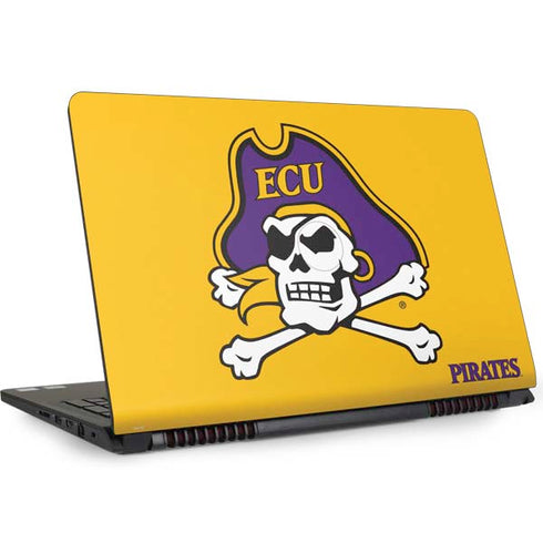 East Carolina University ECU Pirates Logo Yellow Dell Inspiron Skin