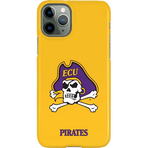 East Carolina University ECU Pirates Logo Yellow iPhone 11 Pro Lite Case