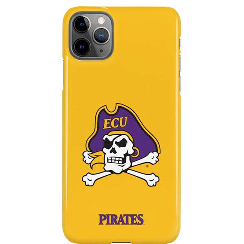 East Carolina University ECU Pirates Logo Yellow iPhone 11 Pro Max Lite Case