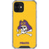 East Carolina University ECU Pirates Logo Yellow iPhone 12 Clear Case