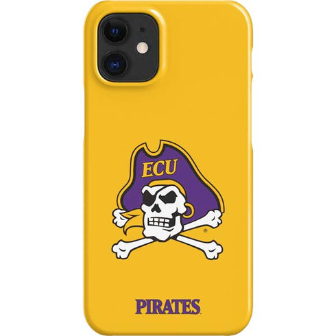 East Carolina University ECU Pirates Logo Yellow iPhone 12 Mini Lite Case