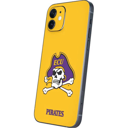 East Carolina University ECU Pirates Logo Yellow iPhone 12 Mini Skin
