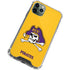 East Carolina University ECU Pirates Logo Yellow iPhone 12 Pro Clear Case
