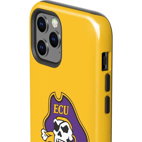 East Carolina University ECU Pirates Logo Yellow iPhone 12 Pro Impact Case