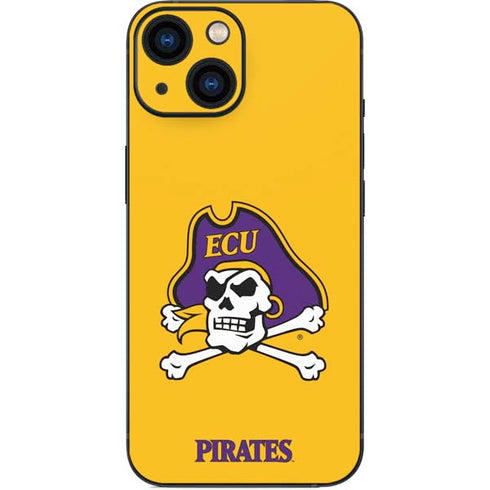 East Carolina University ECU Pirates Logo Yellow iPhone 13 Mini Skin