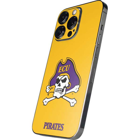 East Carolina University ECU Pirates Logo Yellow iPhone 13 Pro Skin