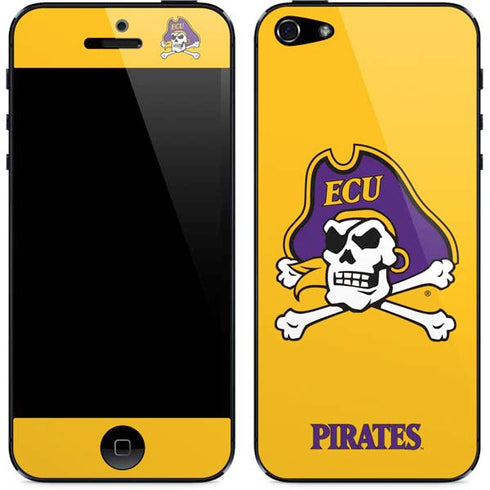 East Carolina University ECU Pirates Logo Yellow iPhone 5/5s/5SE Skin