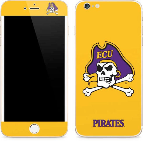East Carolina University ECU Pirates Logo Yellow iPhone 6/6s Plus Skin