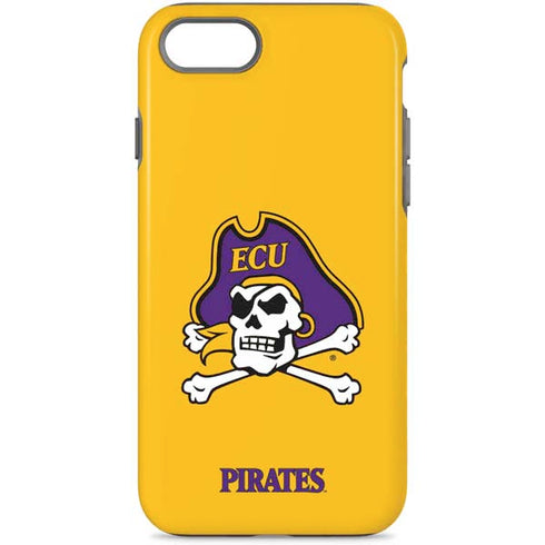 East Carolina University ECU Pirates Logo Yellow iPhone 8 Pro Case