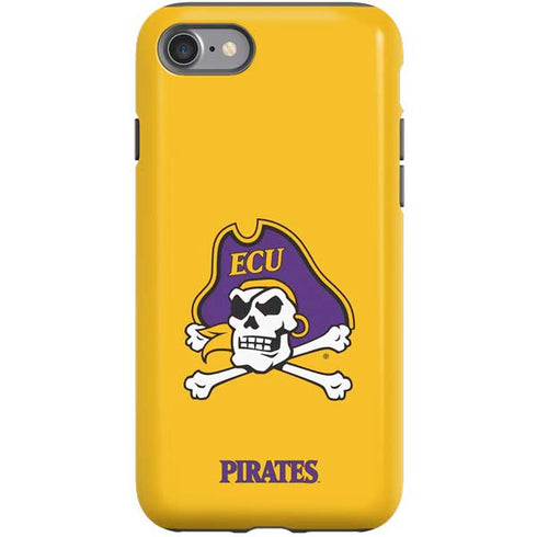 East Carolina University ECU Pirates Logo Yellow iPhone SE (2nd & 3rd Gen) Pro Case
