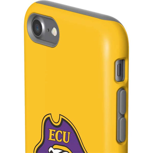 East Carolina University ECU Pirates Logo Yellow iPhone SE (2nd & 3rd Gen) Pro Case