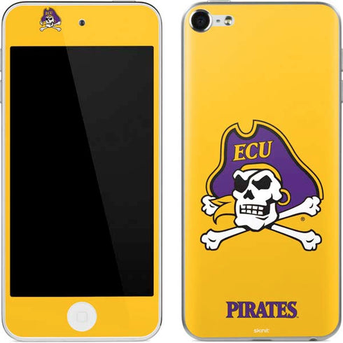 East Carolina University ECU Pirates Logo Yellow Apple iPod Skin