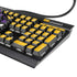 East Carolina University ECU Pirates Logo Yellow K95 RGB PLATINUM Mechanical Gaming Keyboard Skin