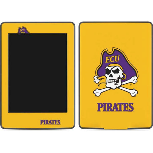 East Carolina University ECU Pirates Logo Yellow Amazon Kindle Skin