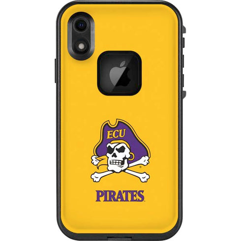 East Carolina University ECU Pirates Logo Yellow LifeProof Fre iPhone Skin