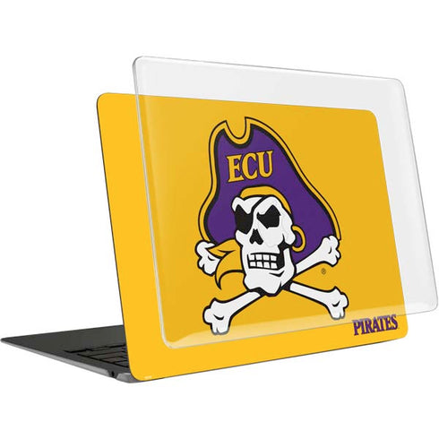 East Carolina University ECU Pirates Logo Yellow MacBook Air 15in (2023-2025) Case plus Skin
