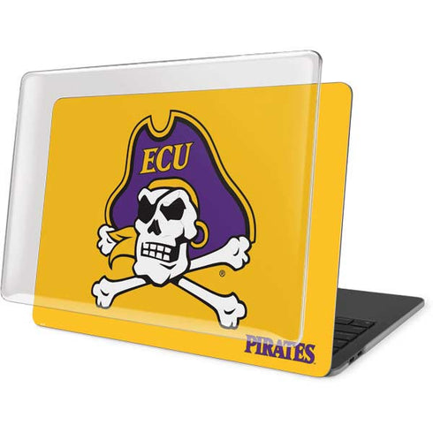 East Carolina University ECU Pirates Logo Yellow MacBook Pro 13in (2020) Case plus Skin