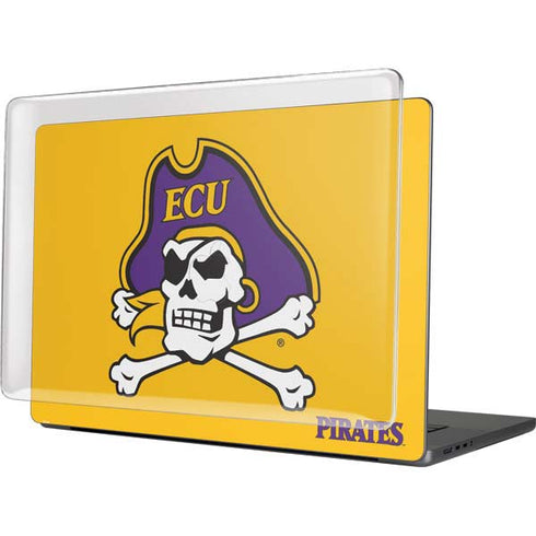 East Carolina University ECU Pirates Logo Yellow MacBook Pro 16in (2021-25) Case plus Skin